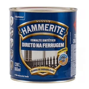 Tinta Hammerite Esmalte Sintético Preto 800 Ml Coral