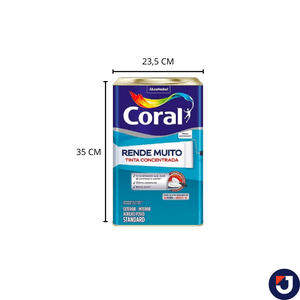 Tinta Rende Muito Perola Latão 16 Litros Coral