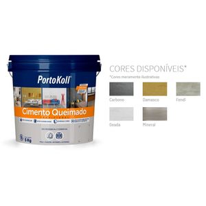 Cimento Queimado 5Kg Carbono Portokoll