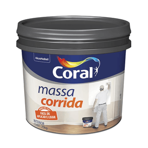 Massa Corrida Balde 25 Kg Coral