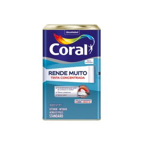 Tinta Rende Muito Concreto Fosco 16 Litros Coral