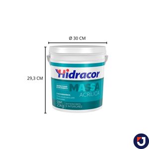 Massa Acrílica Latão 25 Kg Hidracor