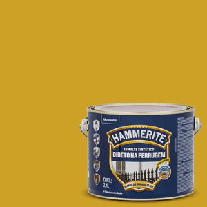 Tinta Hammerite Esmalte Sintético Ouro 2,4 Litros Coral