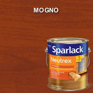 Verniz Neutrex Brilhante Mogno Galão 3,6 Litros Sparlack Coral