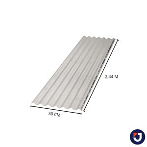 Telha Fibrotex 4 Mm 2,44x50 Mm Brasilit + Barato no PIX