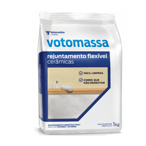 Rejunte Flexível Cinza Platina TPII 1 Kg Votomassa
