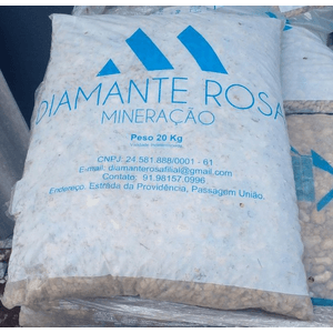 Saca De Seixo 20Kg/01 Lata Diamante Rosa