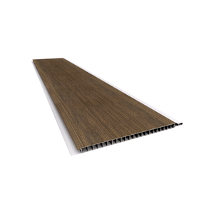 Forro Rígido Plástico PVC Junta Seca Nogueira 20 Cm 6M Fortlev