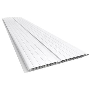 Forro PVC Branco Geminado 20 Cm 6M Novaforma