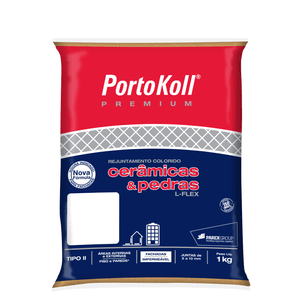 Rejunte Flexível Preto Cerâmicas e Pedras 1 Kg Portokoll