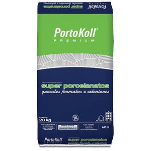 Argamassa Super Porcelanatos ACIII Cinza 20 Kg Portokoll
