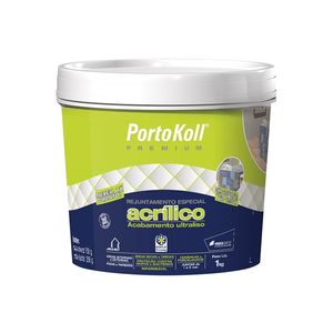 Rejunte Acrilico Caqui Balde 1 Kg Portokoll