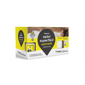 Rejunte Epóxi Superfácil Palha 1 Kg Quartzolit