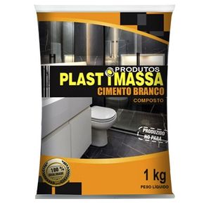 Cimento Branco Composto Plastimassa