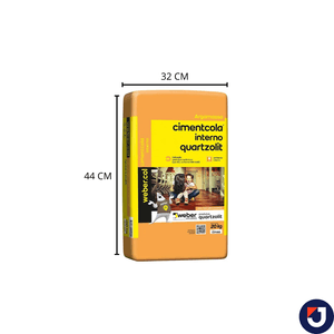 Argamassa Cimentcola para Uso Interno ACI 20 kg Cinza Quartzolit