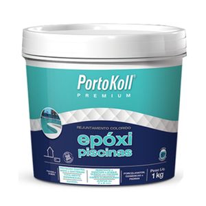 Rejunte Epóxi Piscina 1 Kg  Azul Royal Portokoll
