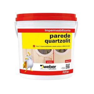 Impermeabilizante Para Parede Galão 3,6 Kg Quartzolit
