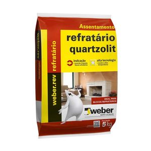 Argamassa Refrataria 5 Kg Quartzolit
