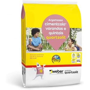 Argamassa Varandas E Quintais 20 Kg Quartzolit