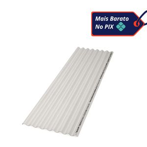 Telha Fibrotex 4 Mm 2,44x50 Mm Brasilit + Barato no PIX