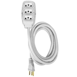 Extensão Com Cabo Redondo 1,5m 20A 250V Branca