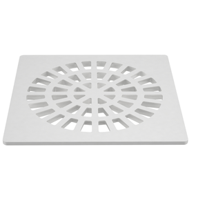 Grelha Quadrada Branco 100 Mm Fortlev