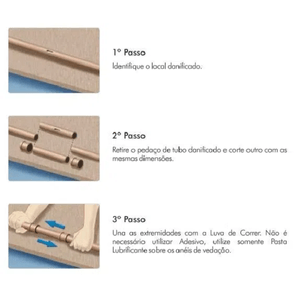Luva de Correr para Tubo de Esgoto 40 Mm Fortlev