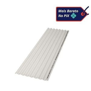 Telha Fibrotex 4 Mm 2,44x50 Mm Brasilit + Barato no PIX