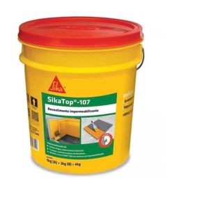 Impermeabilizante Sika Top 107 Cinza Galão 4 Kg Sika