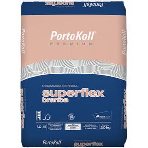 Argamassa Superflex ACIII Branca 20 Kg Portokoll
