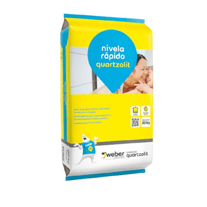 Argamassa Nivela Rápido 20 Kg Cinza Quartzolit