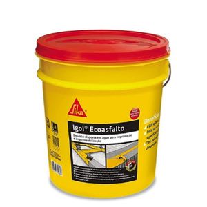Impermeabilizante Asfáltico Igol Ecoasfalto Preto Galão 3,6 Litros Sika