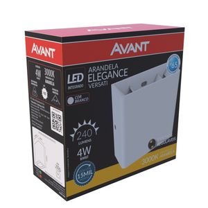 Arandela Elegance Versati Branco 4W 3000K Bivolt Avant