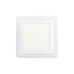Painel Led Dual Color Embutir Quadrado 18W+6W Taschibra