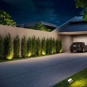 Refletor LED Facciata 500W 4000K Preto Bivolt Avant