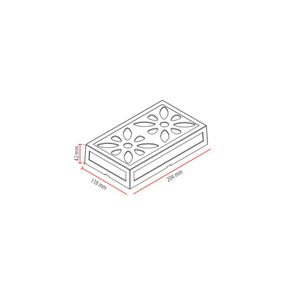 Arandela Cobogó Mandala Branco Fosco 12W 3000K Bivolt Avant