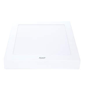 Painel Led Sobrepor Quadrado 22 Cm 18W 3000K Bivolt Avant