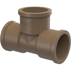 Tê Hidráulico 90° Soldável Marrom 25 mm Tigre
