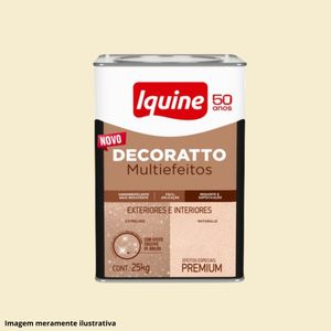 Textura Acrílica Estrelado Palha 25kg Iquine