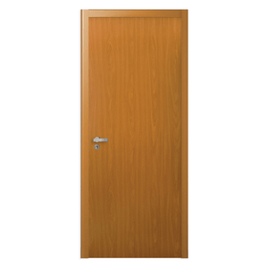 Kit Porta HDF Mogno Lisa 210x60 Cm (AXL) Lado Direito MGM Esquadrias
