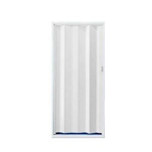Porta Sanfonada PVC Branca 0,80x2,10 M (LxA) Novaforma