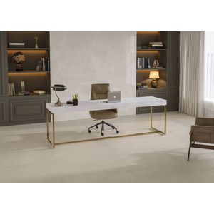 Porcelanato Campus Off White Acetinado 90x90cm 2,43 M² Eliane
