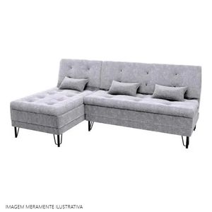 Sofá Cama Nice 2m com Chaise Matrix