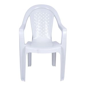 Cadeira Poltrona Plástica Jacarecica Branco