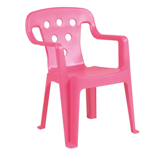 Cadeira Plástica Kids Rosa Mor