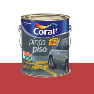 Tinta Para Piso Vermelho Segurança 5207147 3,6 Litros Coral