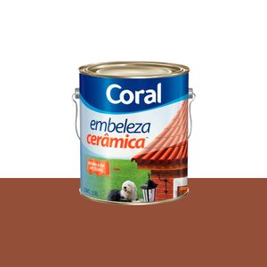 Tinta Para Cerâmica Galão 3,6 Litros Coral