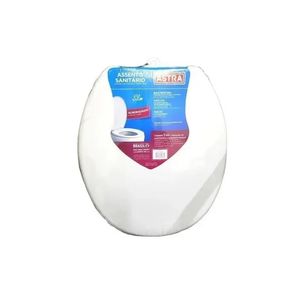 Assento Vaso Sanitário Almofadado Branco Slim TAJ/AS*BR1