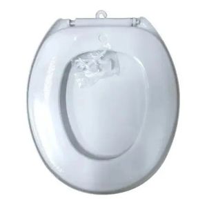 Assento Vaso Sanitário Almofadado Branco Slim TAJ/AS*BR1