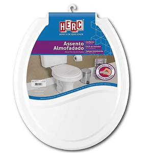 Assento Sanitário Almofadado Branco Herc